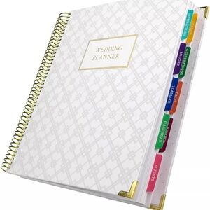 Global Printed Products Wedding Planner 9x11 Hardcover Organizer (034)